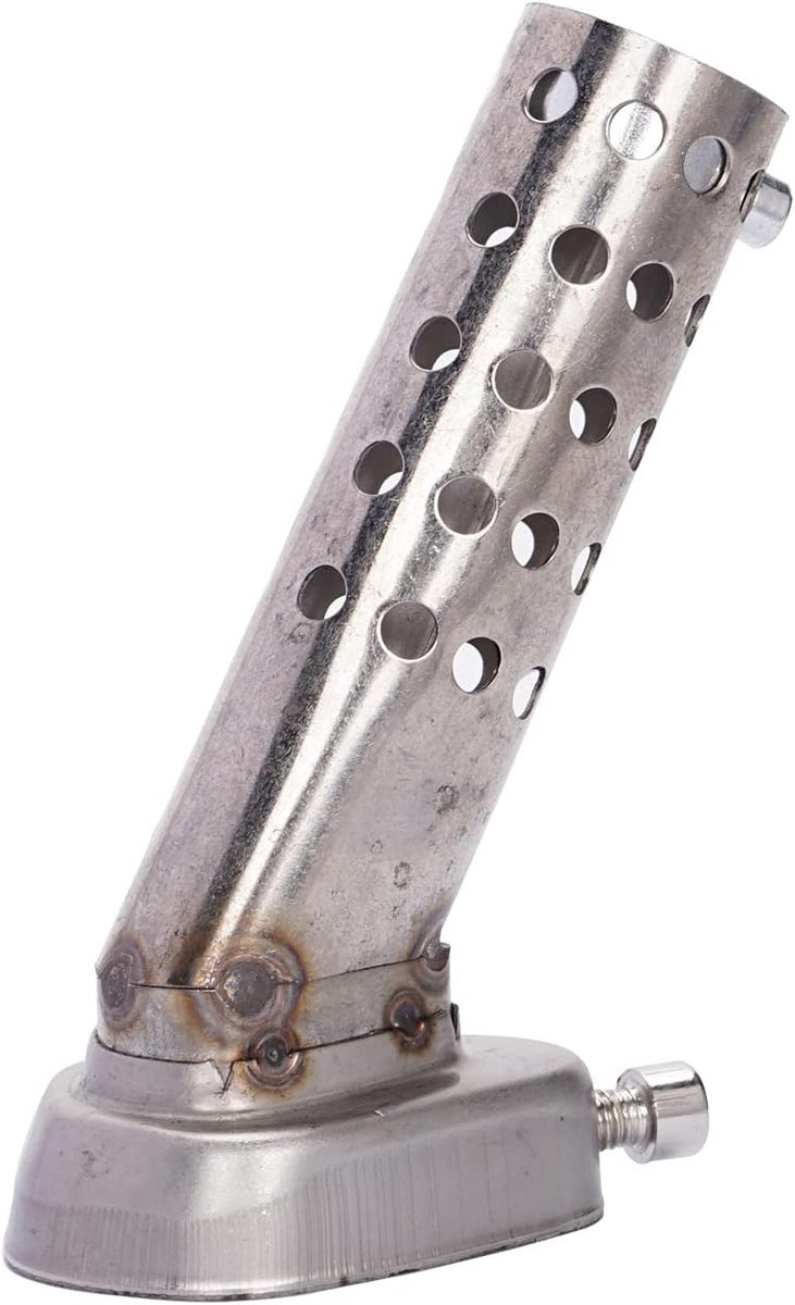 Motorfiets uitlaatdemper 120x40x57mm - roestvrij staal - demping geluid - eenvoudig te installeren - ShopVlot