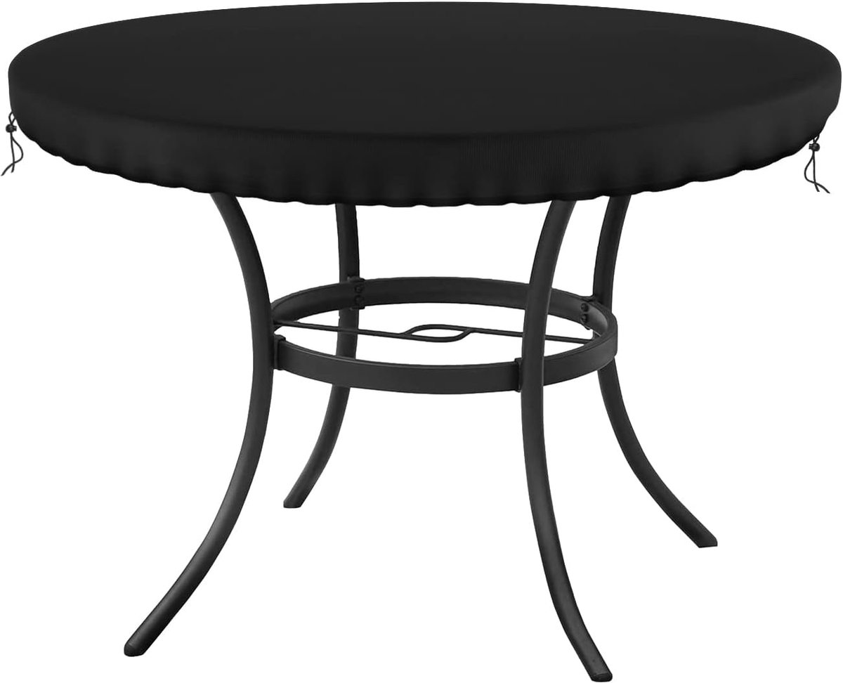 Tuin ronde tafelhoes 106 cm - waterdicht - afwasbaar - beschermt je tafel buiten - ShopVlot