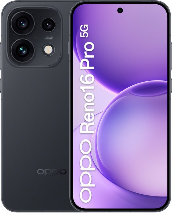Oppo Reno16 Pro 512GB Zwart 5G