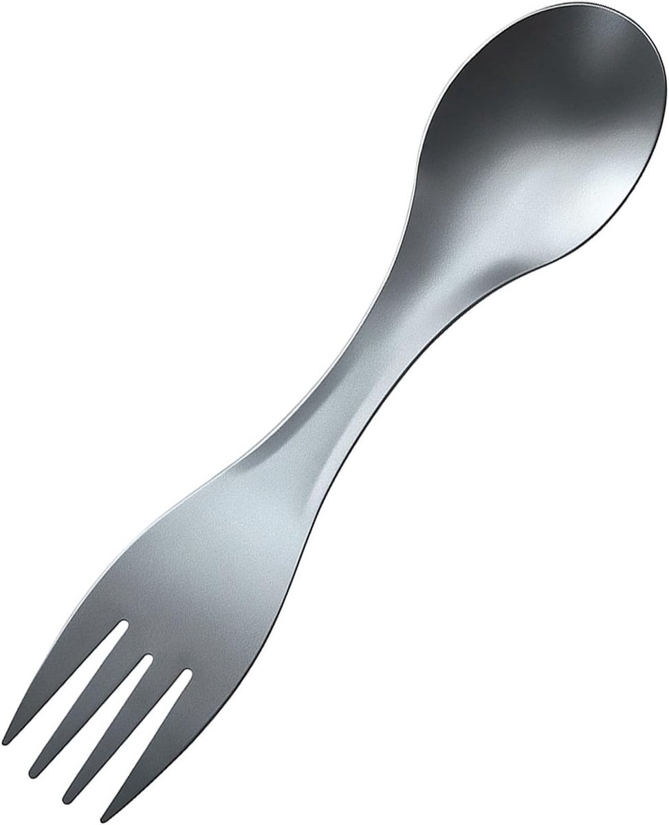 Bestek, titanium, ultralicht, voor wandelen, kamperen en picknick, ideaal voor op reis