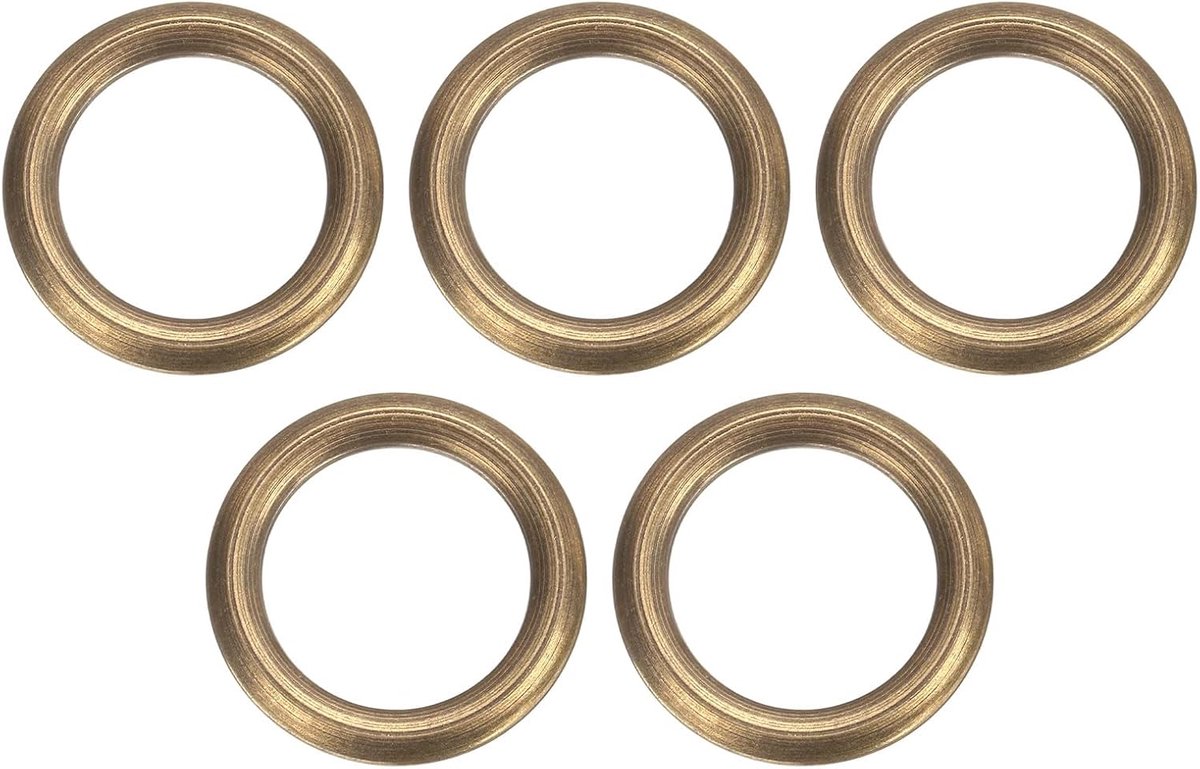 5 stuks messing ringen H59, buitendiameter, 1,8 cm dik, naadloze messing ringen, ronde ringgespen voor bagagebanden, doe-het-zelf handwerk, brons