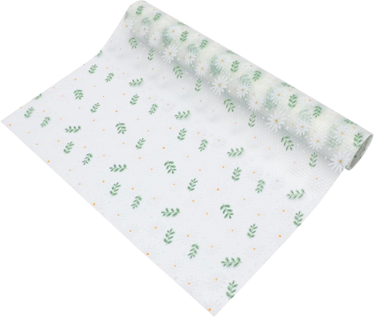 Ladevoering - Kastmat Plankvoering - Keuken Ordenen - Snijdbaar Waterdicht - 1 Rol - Bloemenprint