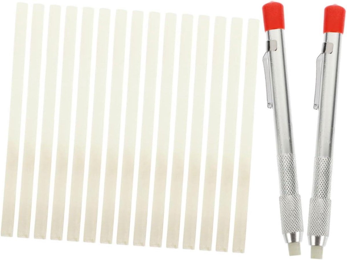 Zeepsteen Pen Set - Markeerpen Schrijfpennen - Markeren op Metaal - Pen Vorm Ontwerp - 13 cm - As Shown