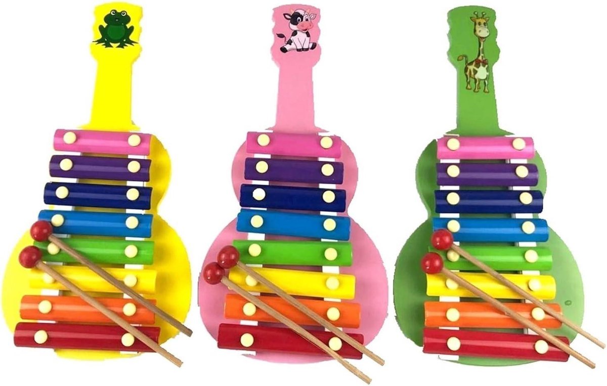 Houten Xylofoon - Slaginstrument Muziekinstrument - Muziek Maken - Fijn Afgewerkte Randen - 33 cm - Niet gespecificeerd