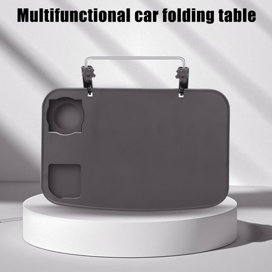 Autotafel Opvouwbaar - Reistafel Auto - Eten Schrijven - Ruime Werkplek - 35 cm - Meerkleurig — afbeelding 2