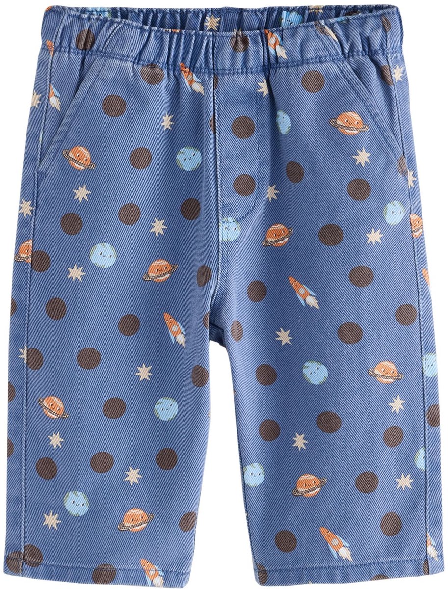 Next - Jongens - Brede broek met koordsluiting - Blauw