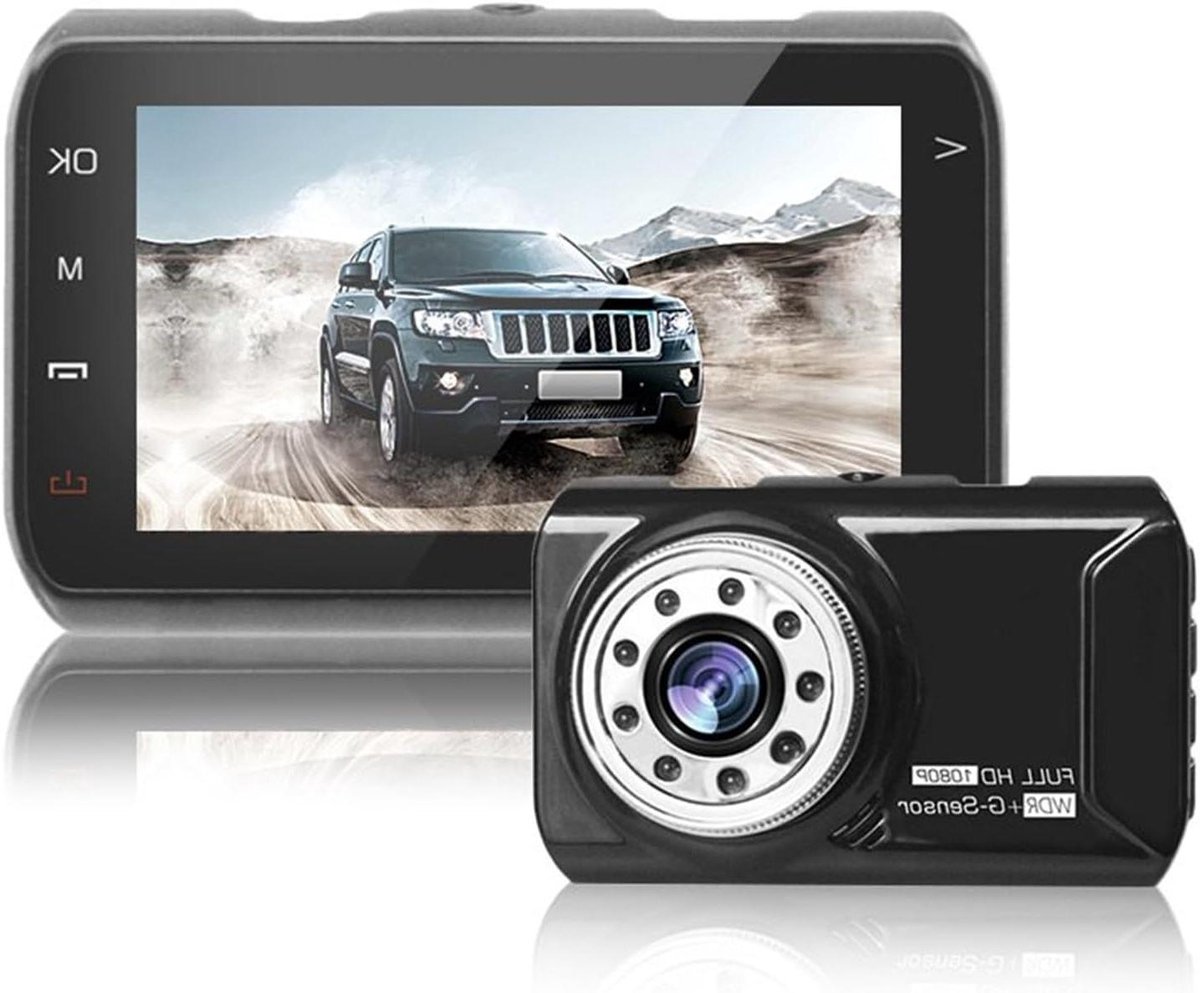 Dash Cam - Autocamera DVR - Verkeersincidenten Vastleggen - Automatische Noodopname - 1080p Full HD - Zwart