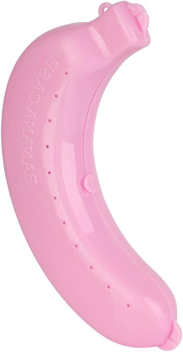 Bananenbeschermer Doos - Fruit Houder - Fruit Meenemen - Ventilatie voor Versheid - 19.5 cm - 3 Kleuren