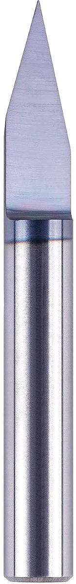 Graveerfrees 30 graden V-groeffrees 6mm schacht schrijffrees hout 0,2 mm punt VHM graveerbeitel houtfrezer V-groeffrees voor bovenfrees 2D 3D CNC frees gravure