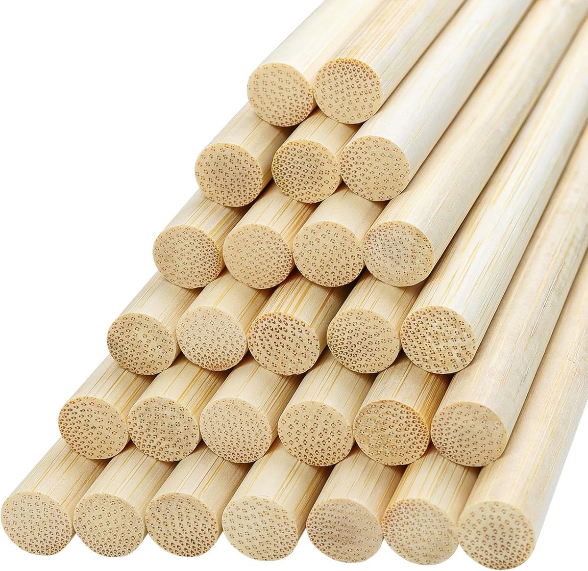 Houten pluggen van hardhout voor handwerk en doe-het-zelfprojecten (300 mm x 10 mm)