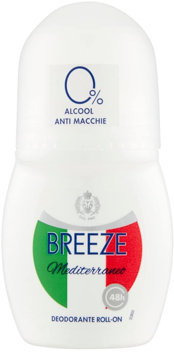 Middellandse luchtverfrisser roll-on 50ml - 48 uur geur - 0% alcohol - frisse geurervaring - SnelShoppen
