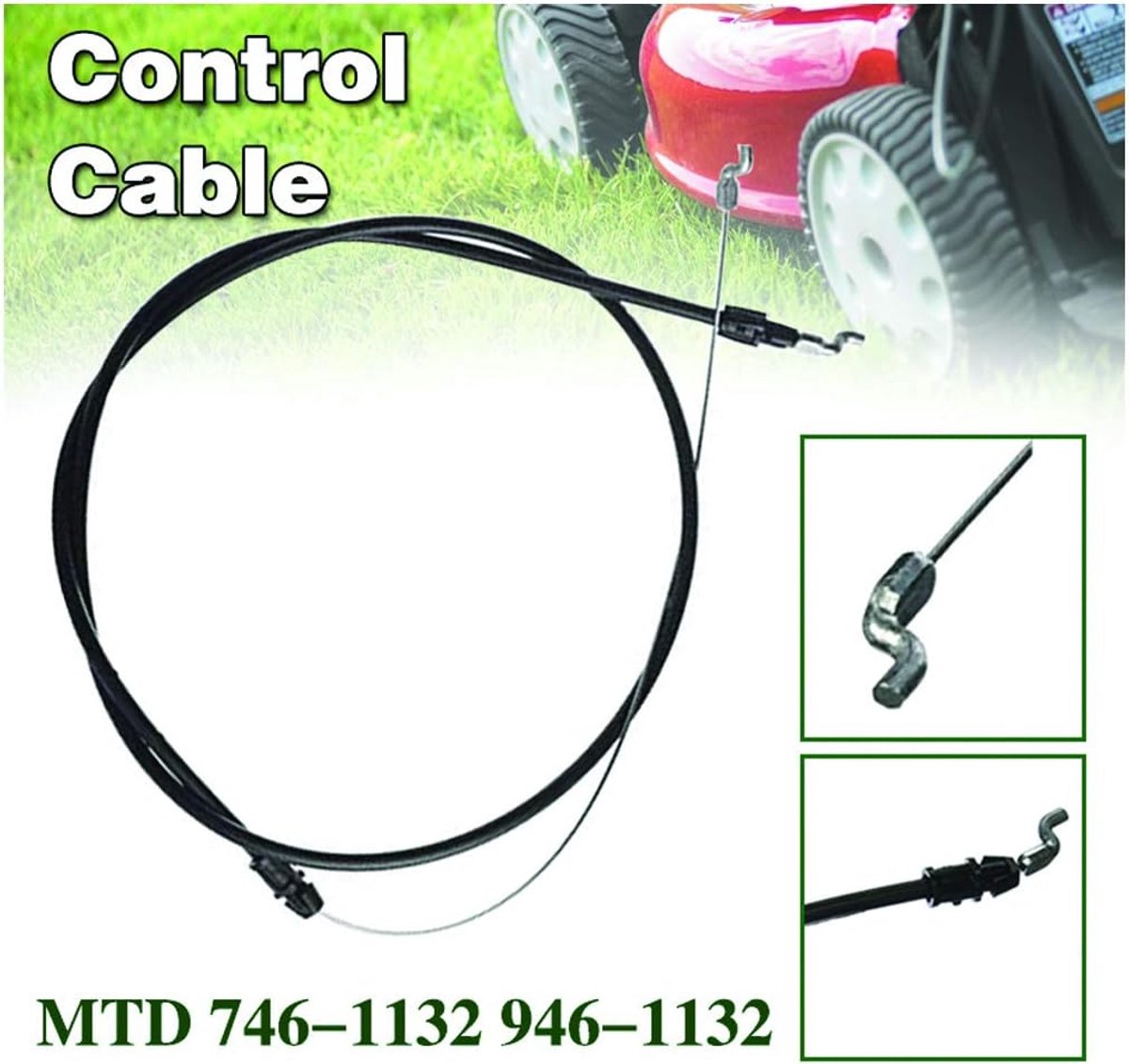 taal Maaiers Besturingskabel 946-1132 746-1132 Past op MTD Cub Cadet Craftsman Troy Bilt 200400500