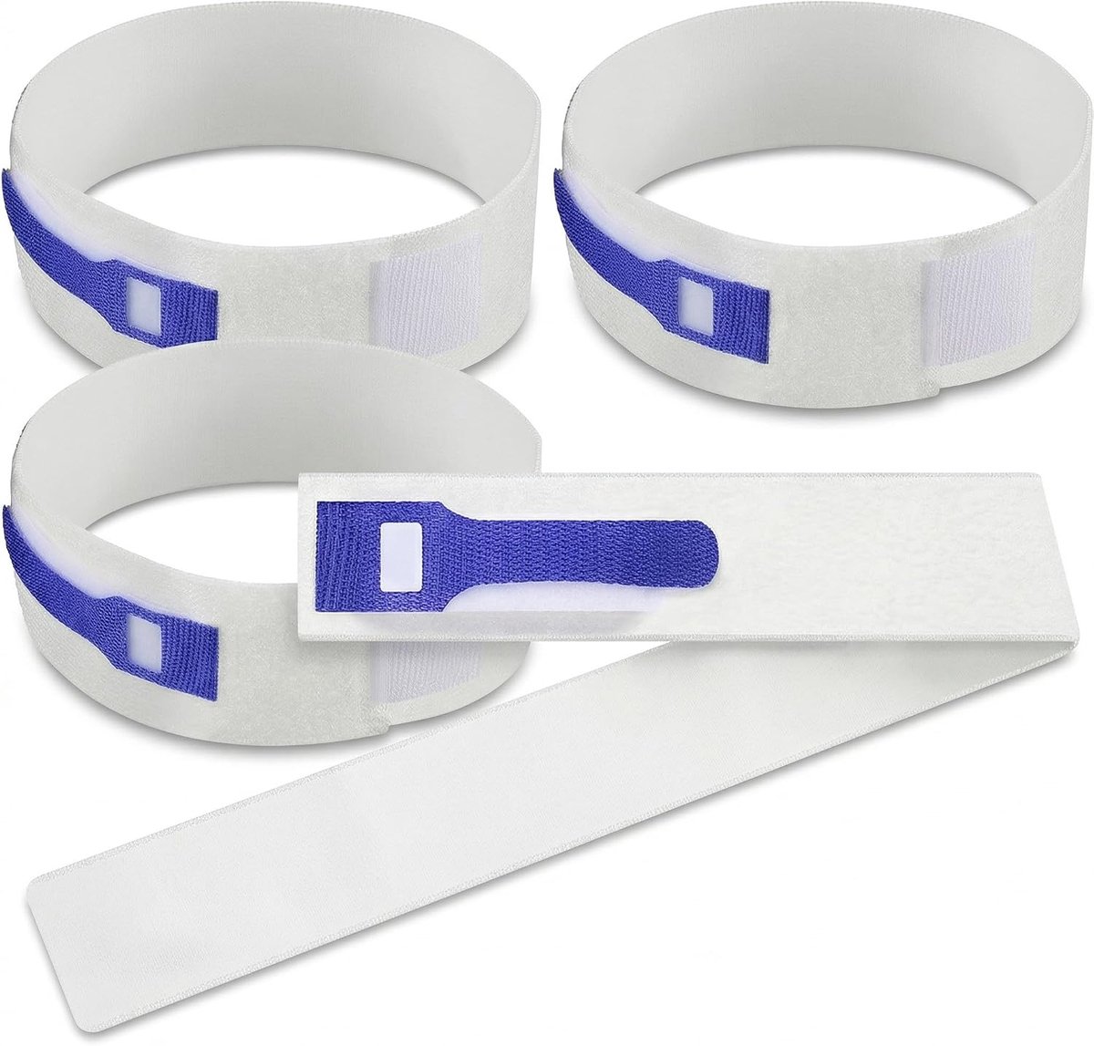 4 stuks katheter beenbanden met siliconen handgrepen 23,6 x 1,9 inch katheterhouder beenbanden comfortabele veilige buisstabilisatie voor drainagezak