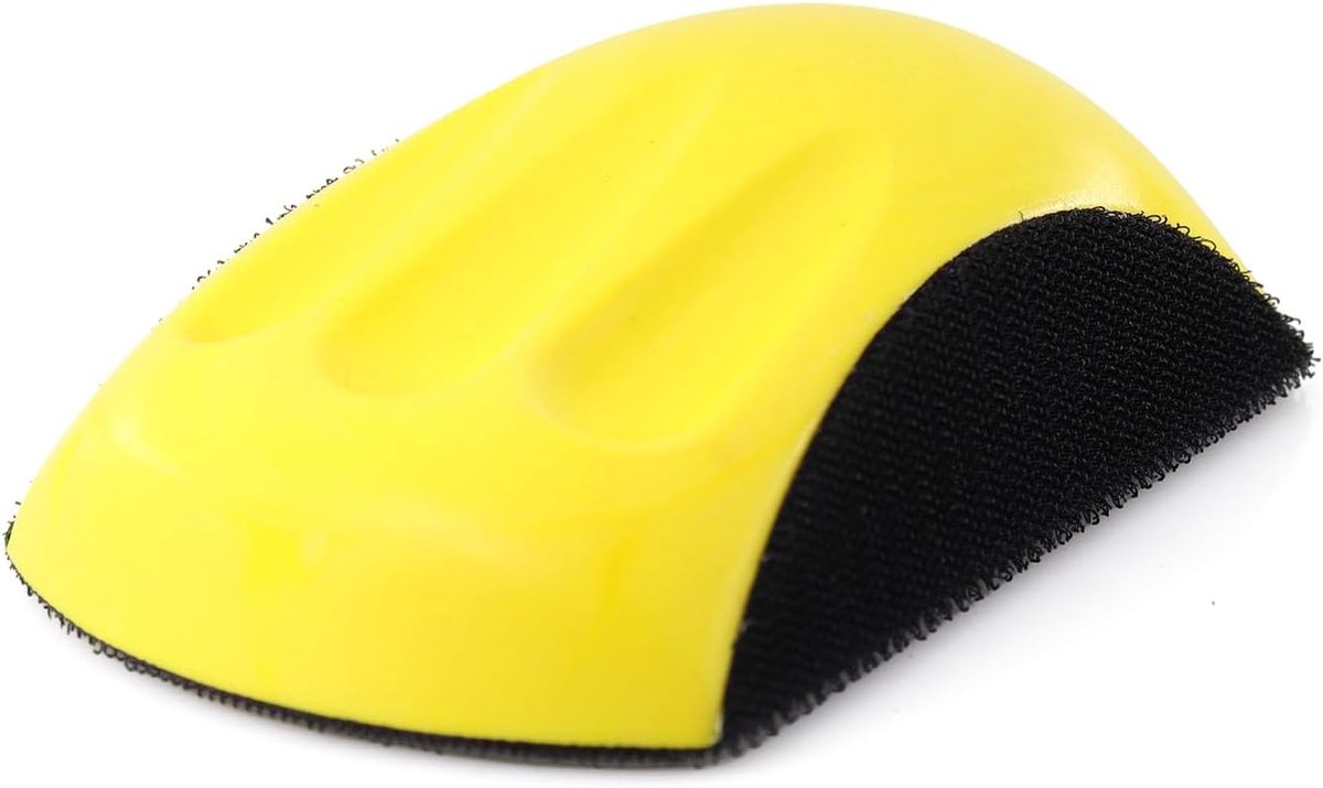 1Pc 6 "Hand Schuren Blok Haak & Loop Backing Pad Schuurpapier Houder Hand Slijpen Blok