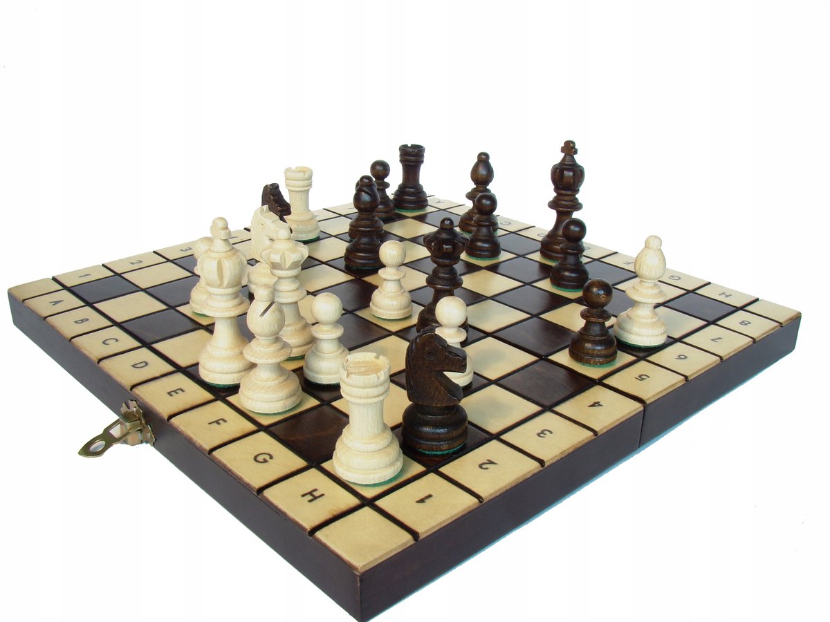 Klassiek Houten Schaakspel 30x30cm - Perfect voor Beginners