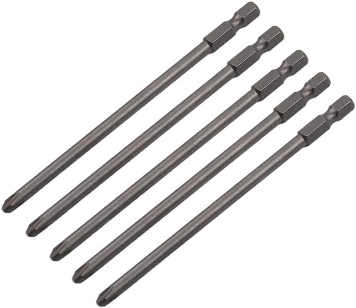 Hex Schroevendraaierset 5-delig - S2 Legeringen - Magnetisch - Geschikt voor elektrisch gereedschap - ShopVlot
