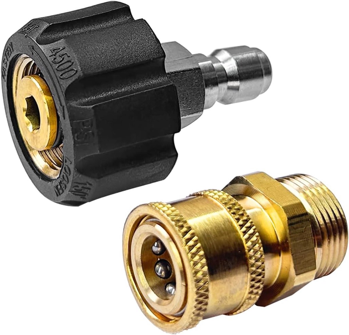 Hogedrukslang adapter M22 1/4" - Snelle aansluiting - Hoogwaardige materialen - Eenvoudige installatie - ShopVlot