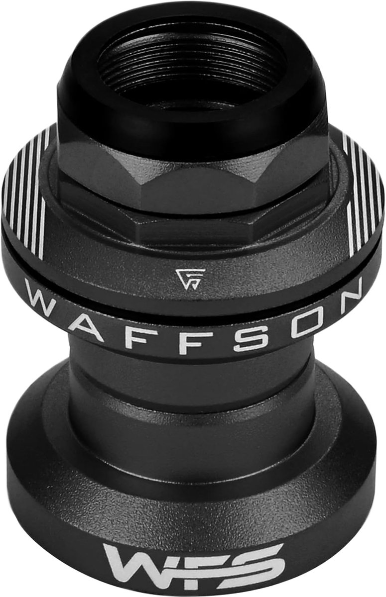 Fietskopstuk 1 Inch - matte zwarte uitvoering - externe cup - perfect voor je fiets - ShopVlot