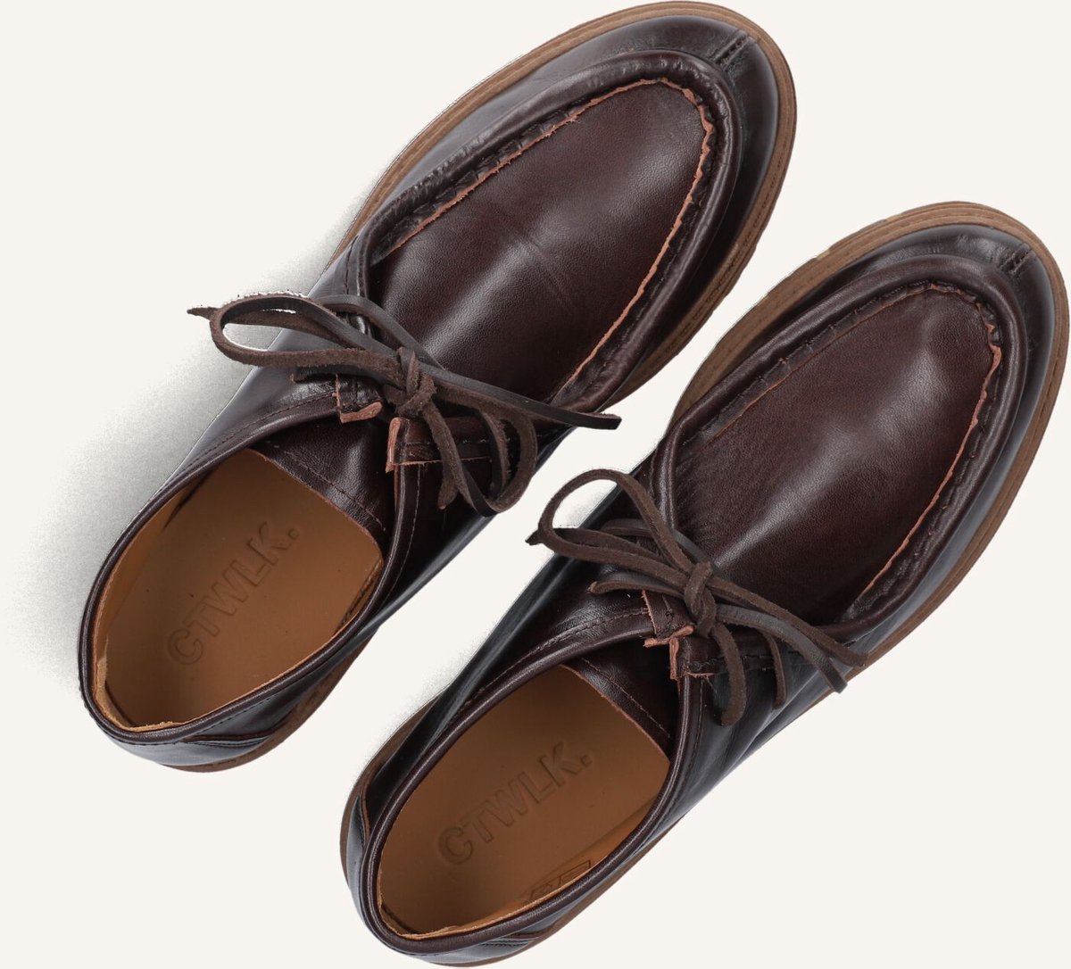 CTWLK Edison Veterschoenen - Dames - Bruin - Maat 40