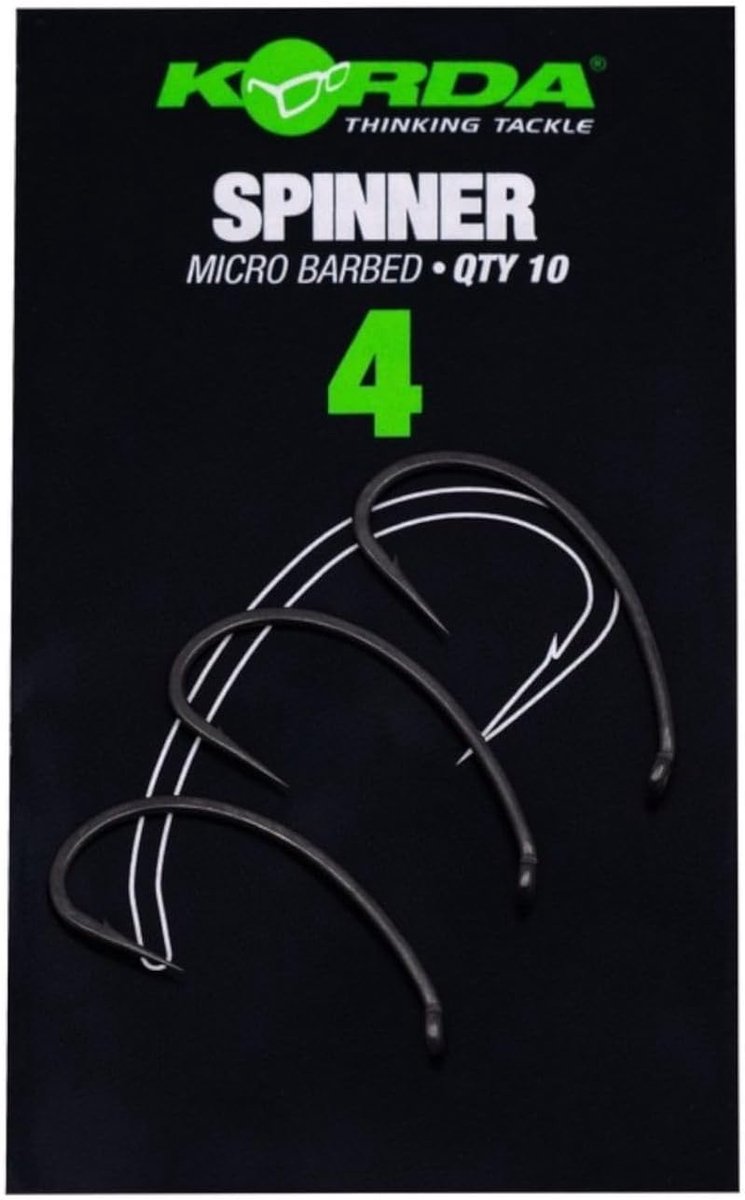 Spinner Haak Korda - PTFE Coating - Super scherpe haakpunt - Ideaal voor Spinner Rig - ShopVlot