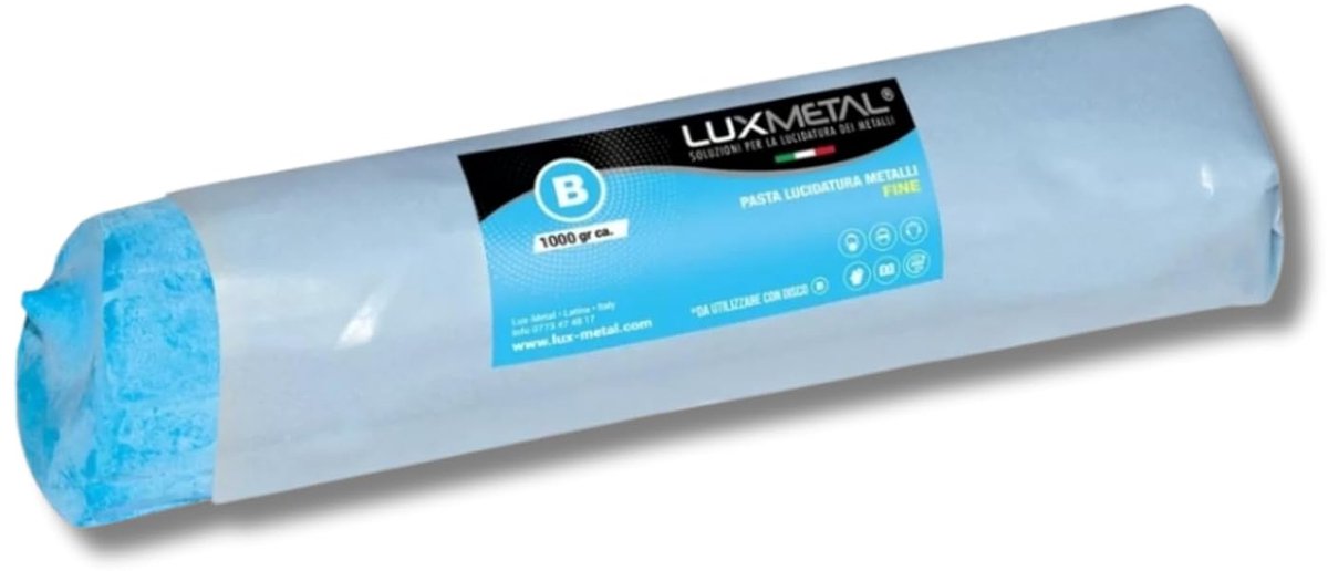 Polijstpasta 1 kg - fijne schuurstof - voor alle metalen - verwijdert oxidatie en vlekken - ShopVlot
