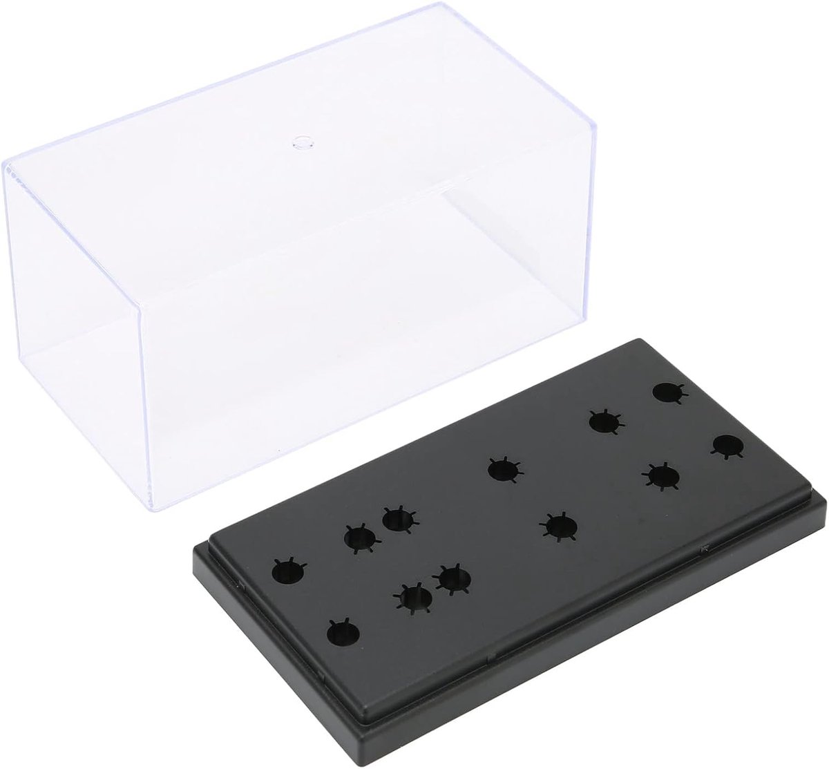Draaitafel headshell cartridge keeper - transparant ABS - elegante opslag - beschermt naalden - ShopVlot