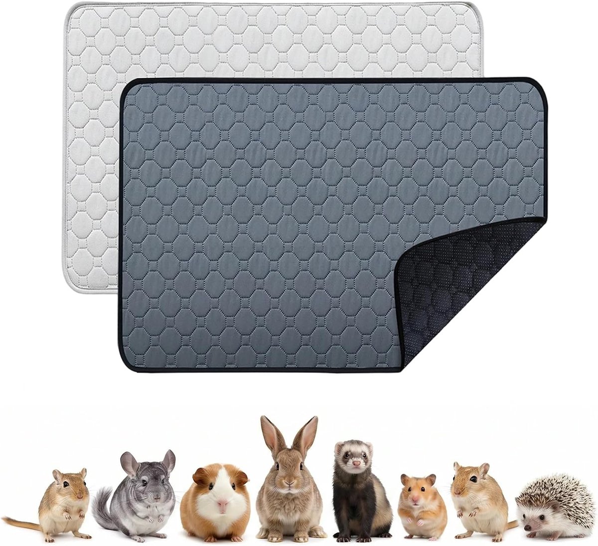 Cavia onderlegger 45x60cm - super absorberend - wasbaar en waterdicht - beschermt vloeren - ShopVlot