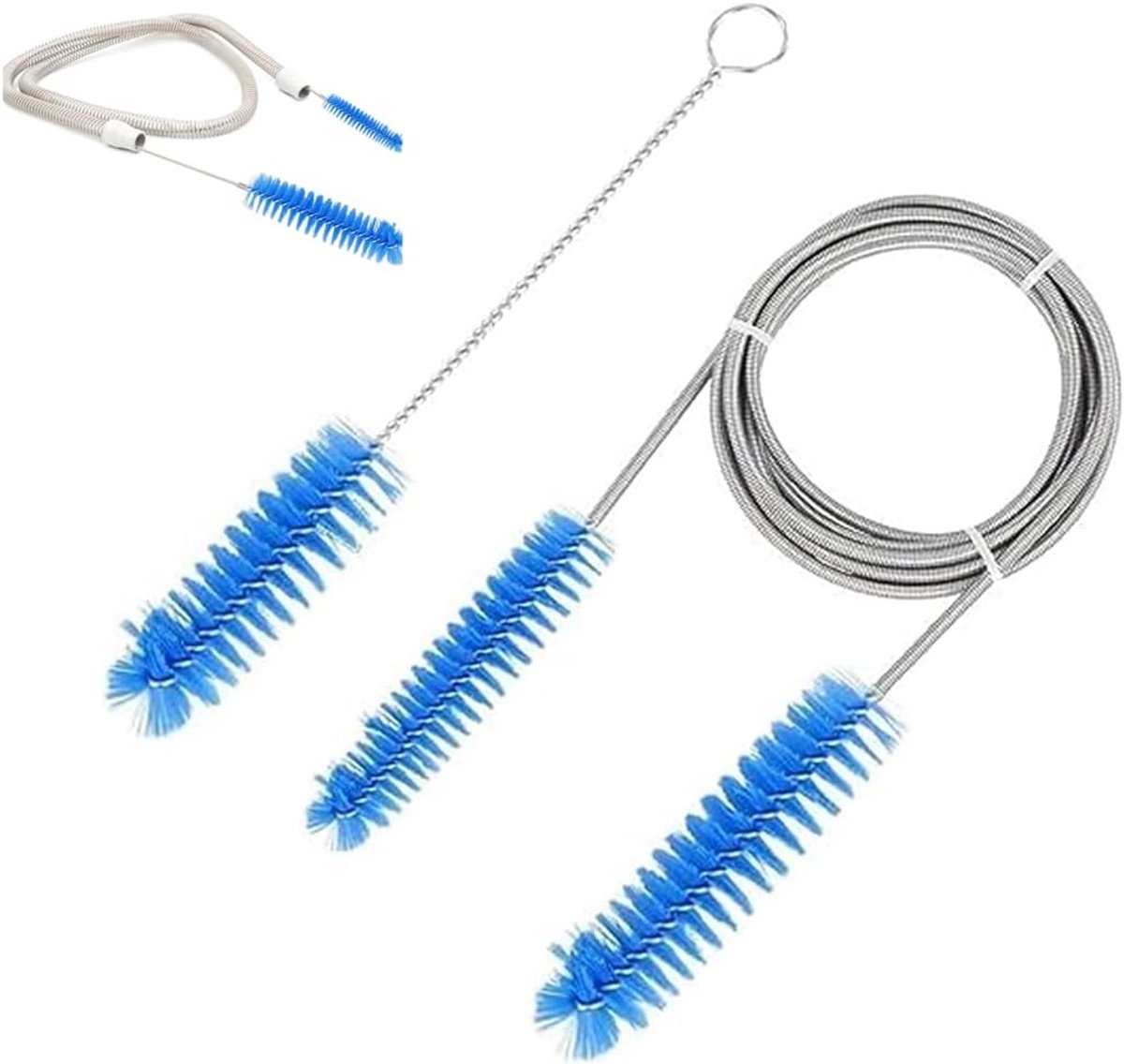 Cpap slang schoonmaakborstel dubbelzijdig 200 cm - Cpap schoonmaakset - Voor alle slangtypes - Grondige hygiëne - ShopVlot