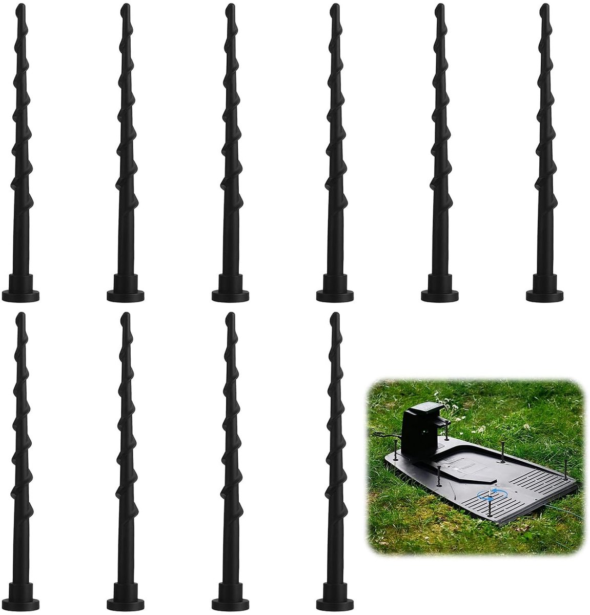 Grasmaaier Oplaadstation Schroeven - 10 Stuks - 13,7 cm Lengte - Compatibel met Husqvarna Automower - ShopVlot