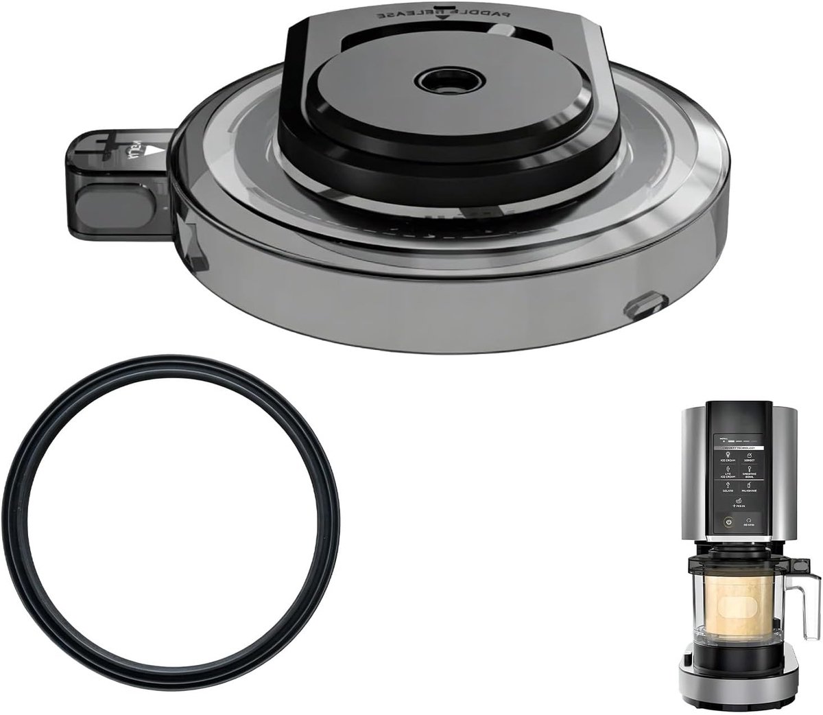 Buitendeksel voor ijsmachine NC501-serie - compatibel met NC500C NC501 - duurzaam ABS-materiaal - ShopVlot