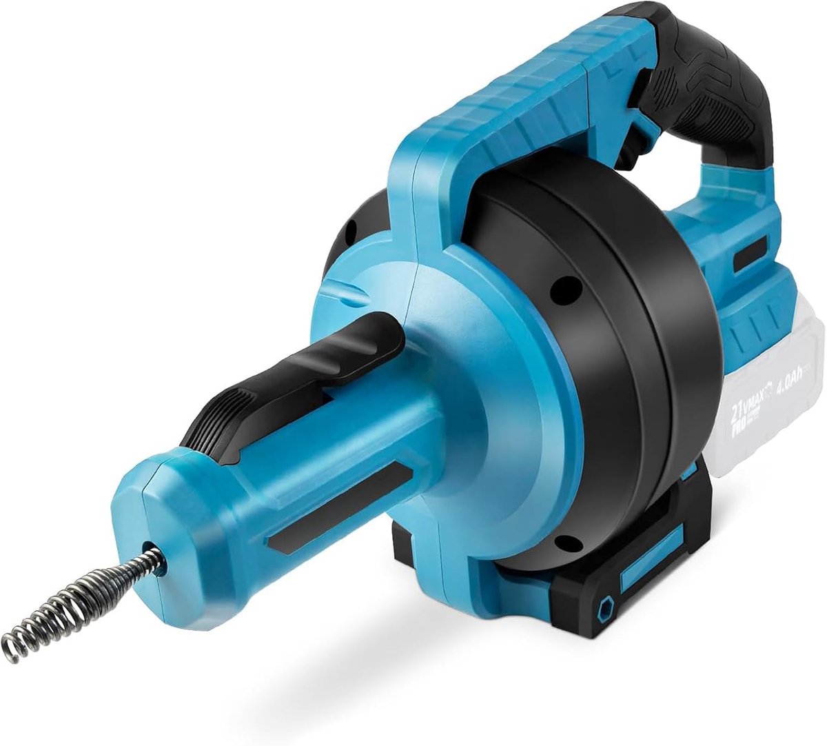 Afvoerreiniger 9 mm - 7.6 m buisreinigingsspiral - Voor leidingen 16-85 mm - Geschikt voor Makita 18V - ShopVlot