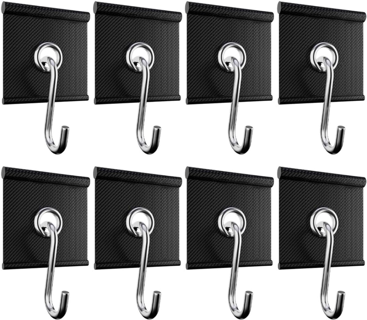 Railhaken 8pcs - Geschikt voor 5/6mm en 7/8mm - Dubbelgevlochten kunststof - Ideaal voor caravan en tent - ShopVlot
