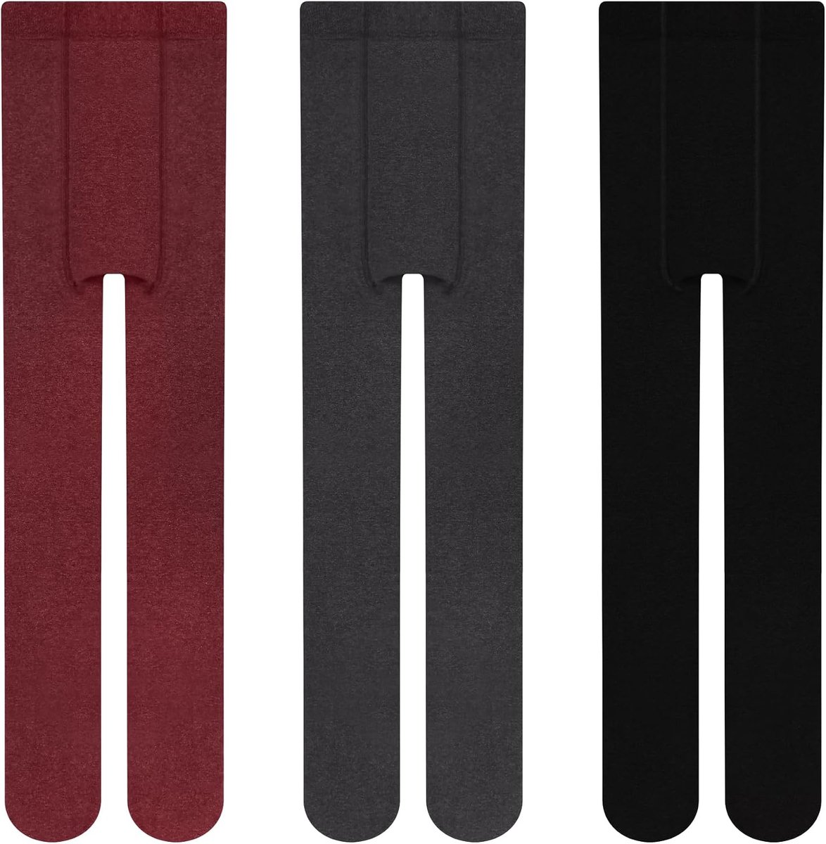 Thermoleggings meisjes 4 paar - zachte naadloze hoge taille - winter warm multicolor - perfect voor koude dagen - ShopVlot