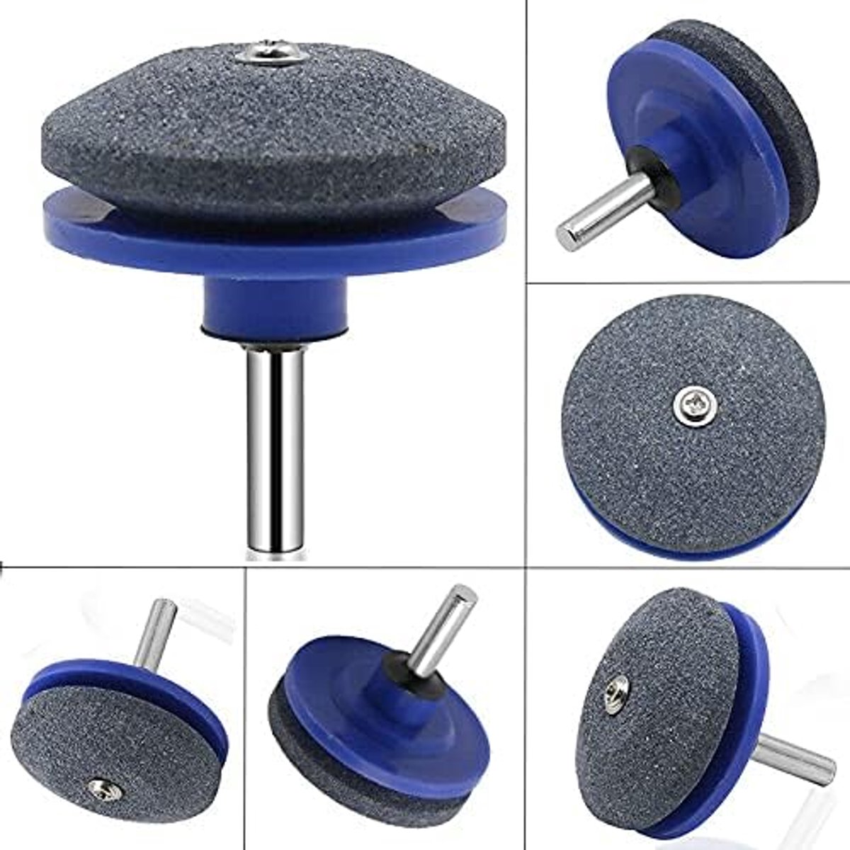 Maaiermes slijper - universele slijpsteen - 50x50mm - voor power drill en handboor - ShopVlot