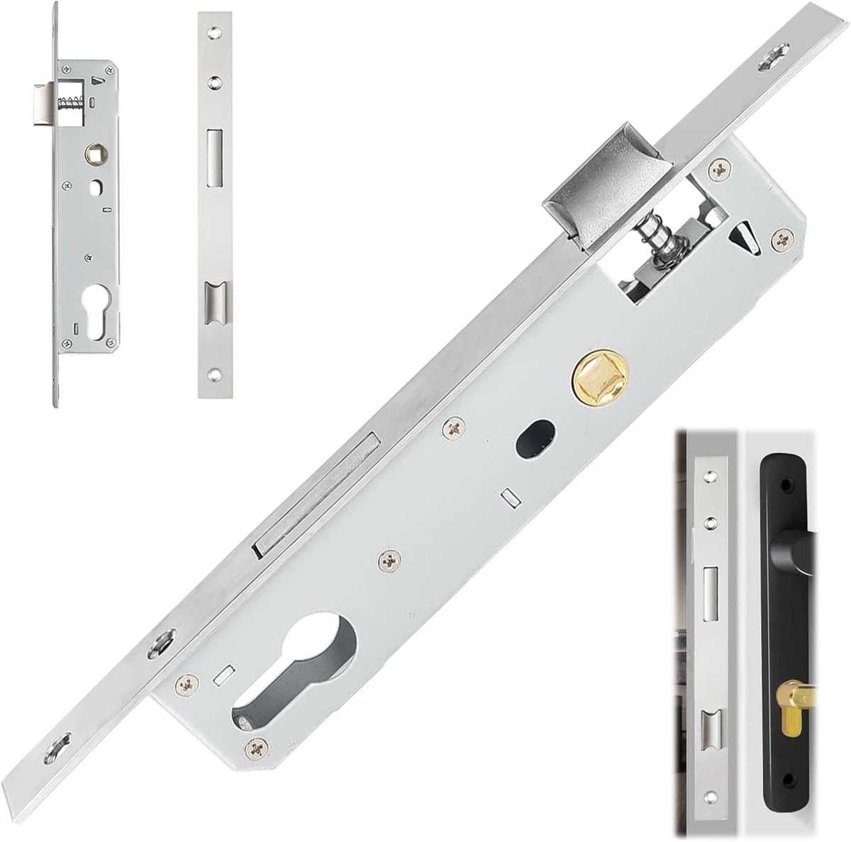 Frame Lock - RVS - Geborsteld - Anti-diefstal bescherming voor tuin- en houtwerk - ShopVlot