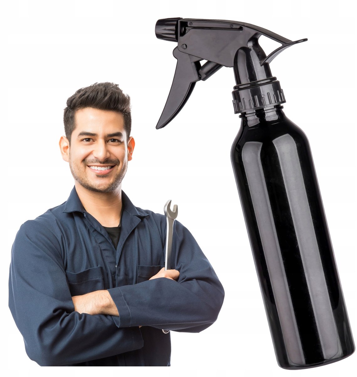 Zwarte Sprayfles 250ml - Nauwkeurige Verstuiver voor Nonwovens