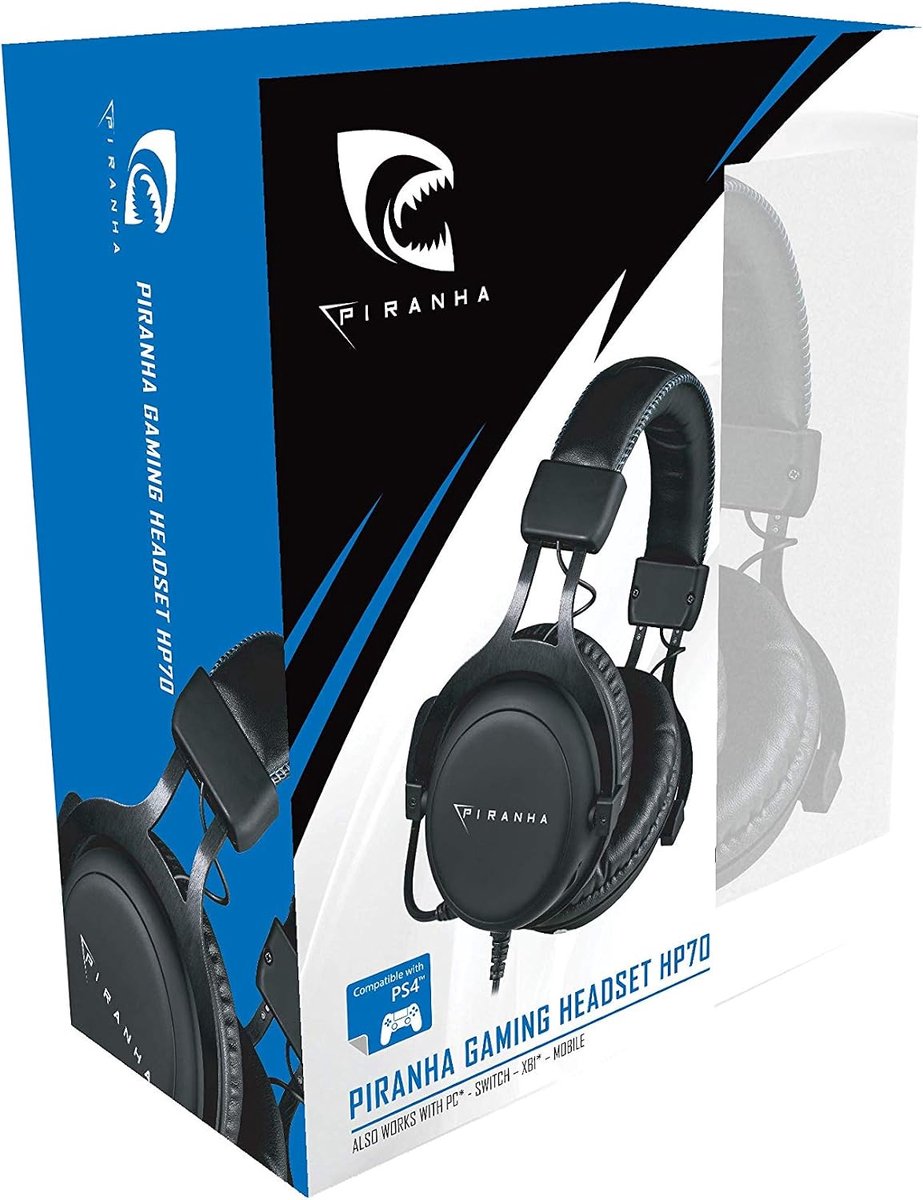 Gaming headset 57 mm - zwart - comfortabele oorkussens - perfect voor lange sessies - ShopVlot