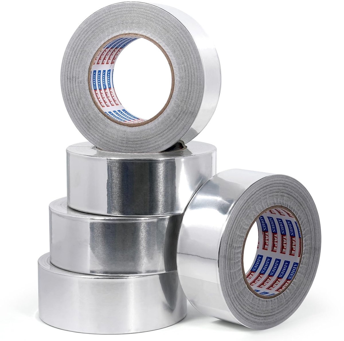 Aluminium folie tape 50 mm - hittebestendig tot 100°C - extra sterk - ideaal voor isolatie - ShopVlot