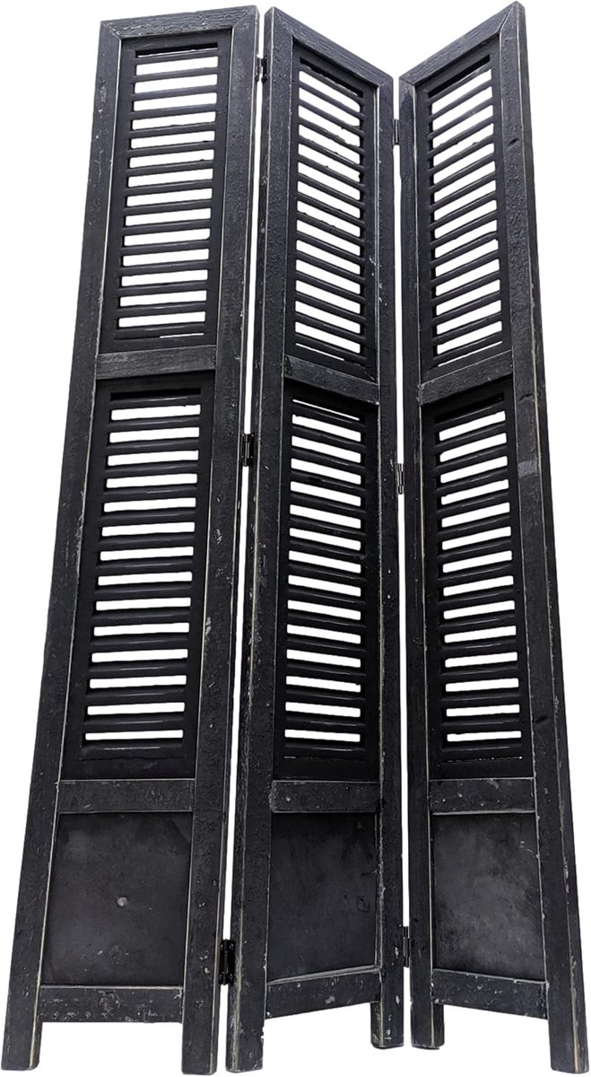 Houten shutter 118 cm - Robuust grenenhout - Duurzaam en decoratief - Ideaal voor ramen - ShopVlot