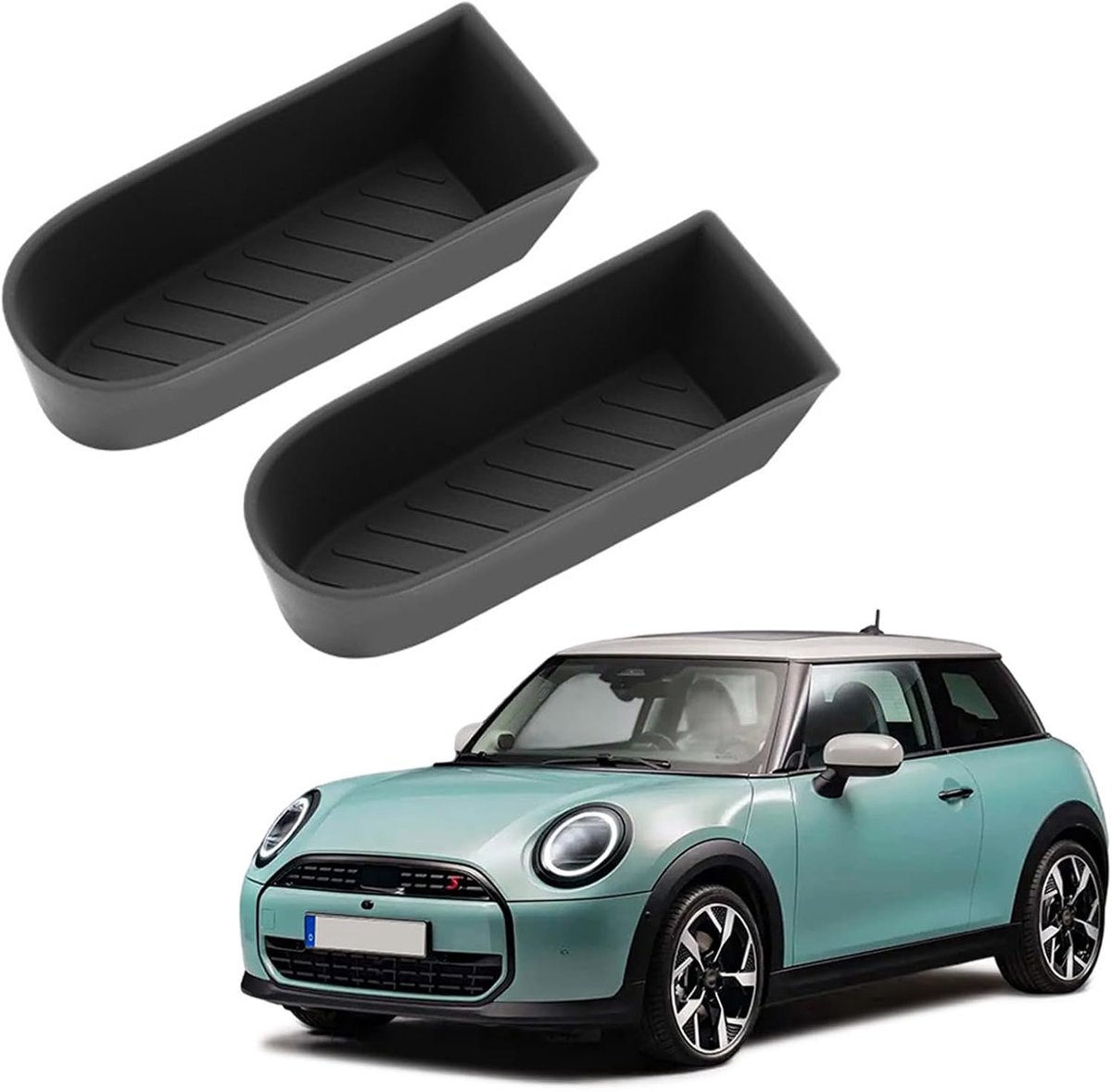 Opbergdoos autodeuren Mini Cooper F65 F66 - 2024 2025 2026 - autodeurgreep - handige organizer voor accessoires - ShopVlot