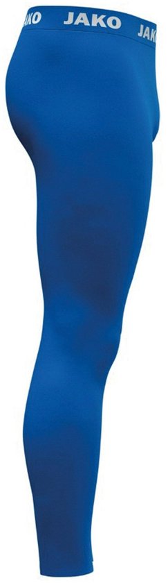 Collant long bleu Jako pour homme avec logo Jako blanc sur la ceinture.