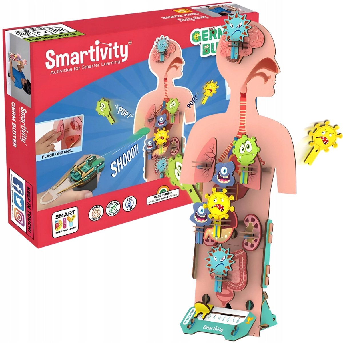 Smartivity Houten 3D Puzzel - Ziektebestrijder