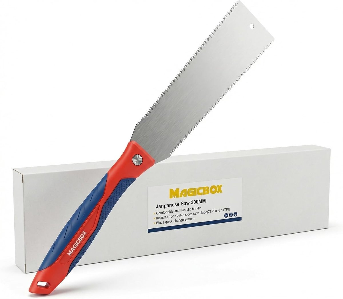 Japanse zaag 30 cm - carbonstalen blad - ergonomische handgreep - ideaal voor houtbewerkingen - ShopVlot