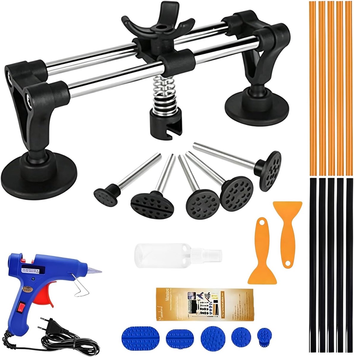 Dents 25-delige reparatieset - dent tool - veilig voor lak - eenvoudig zelf repareren - ShopVlot