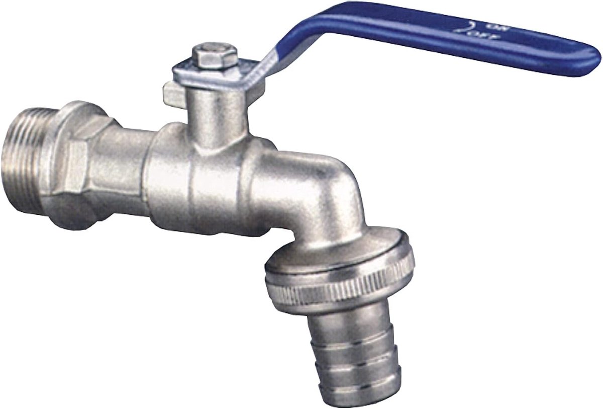 Kraan 3/4 Inch - Messing - Universele afdruipkraan - Ideaal voor tuin en regenwater - ShopVlot