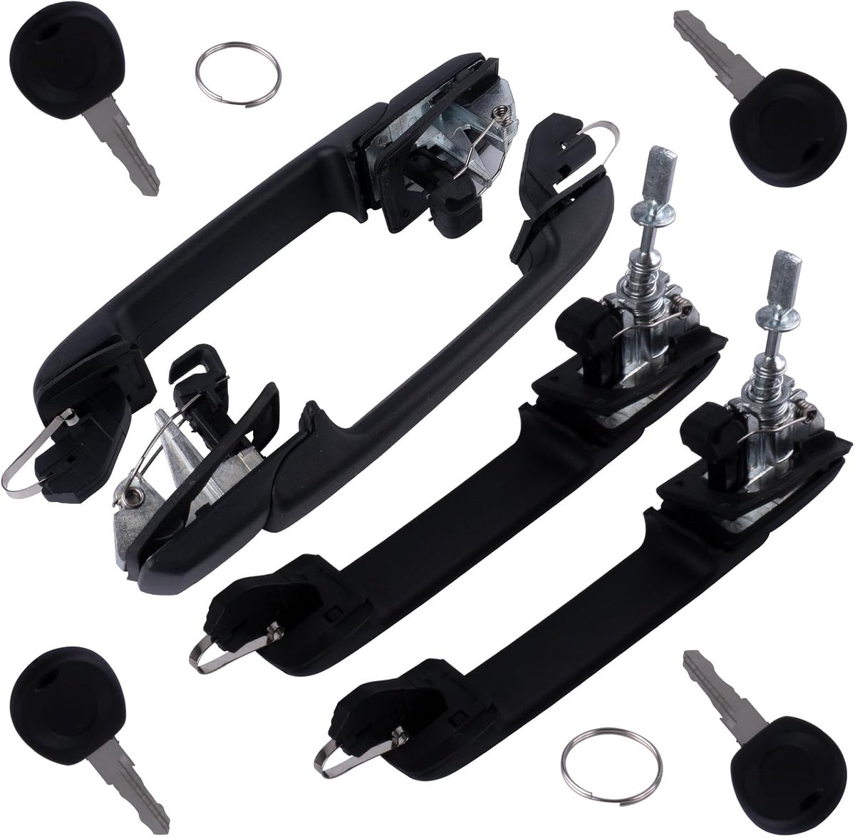 Deurslot handgreep voor VW Golf 3 - 4 delige set - OEM vervangend - Eenvoudige installatie - ShopVlot