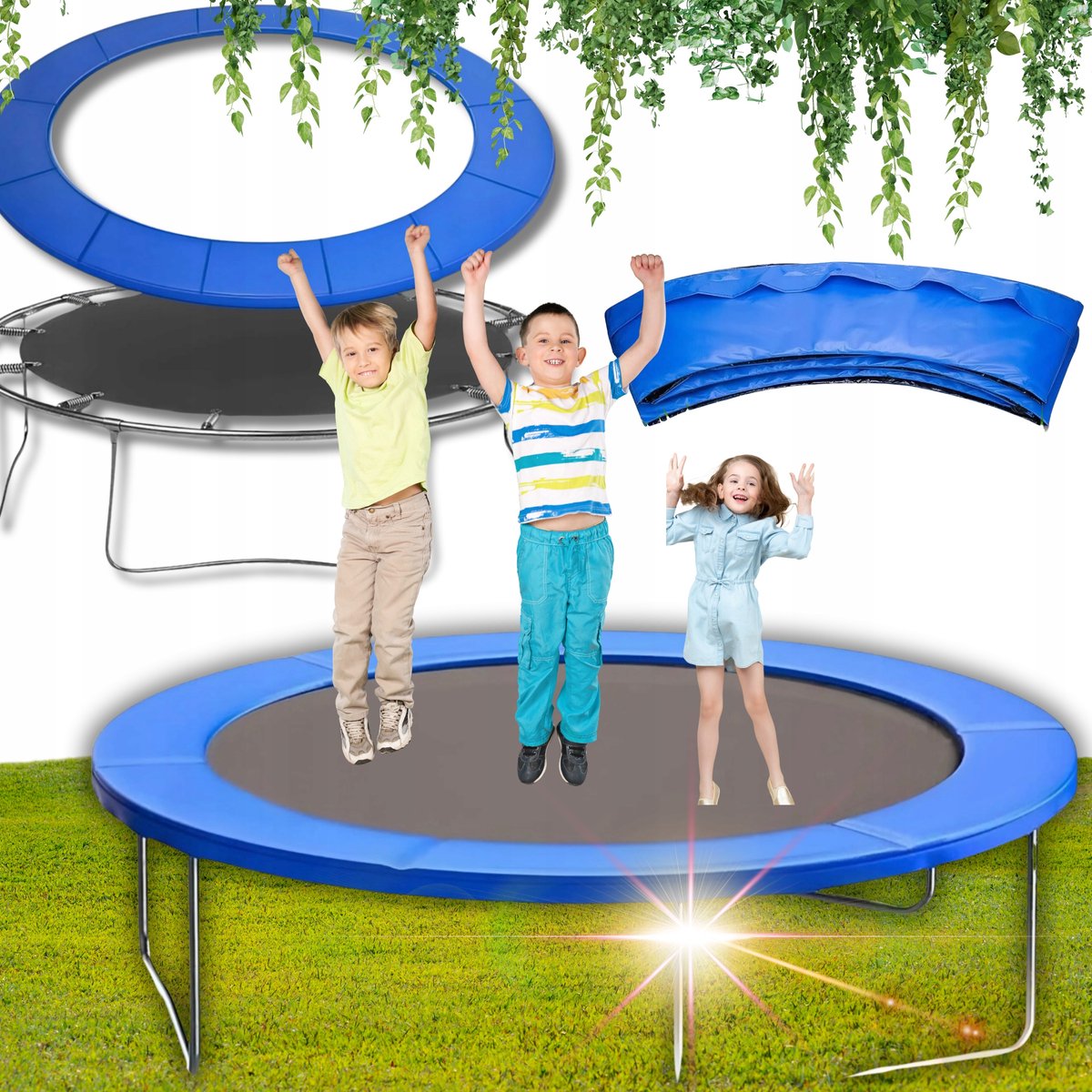 Trampoline Veiligheidsrand 10FT - Dikke Schuimlaag, waterdicht