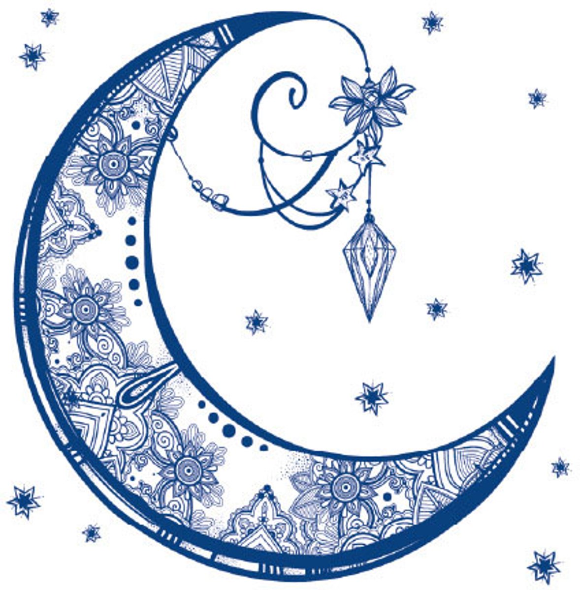 Tijdelijke tattoo Mystic Crescent 2 weken