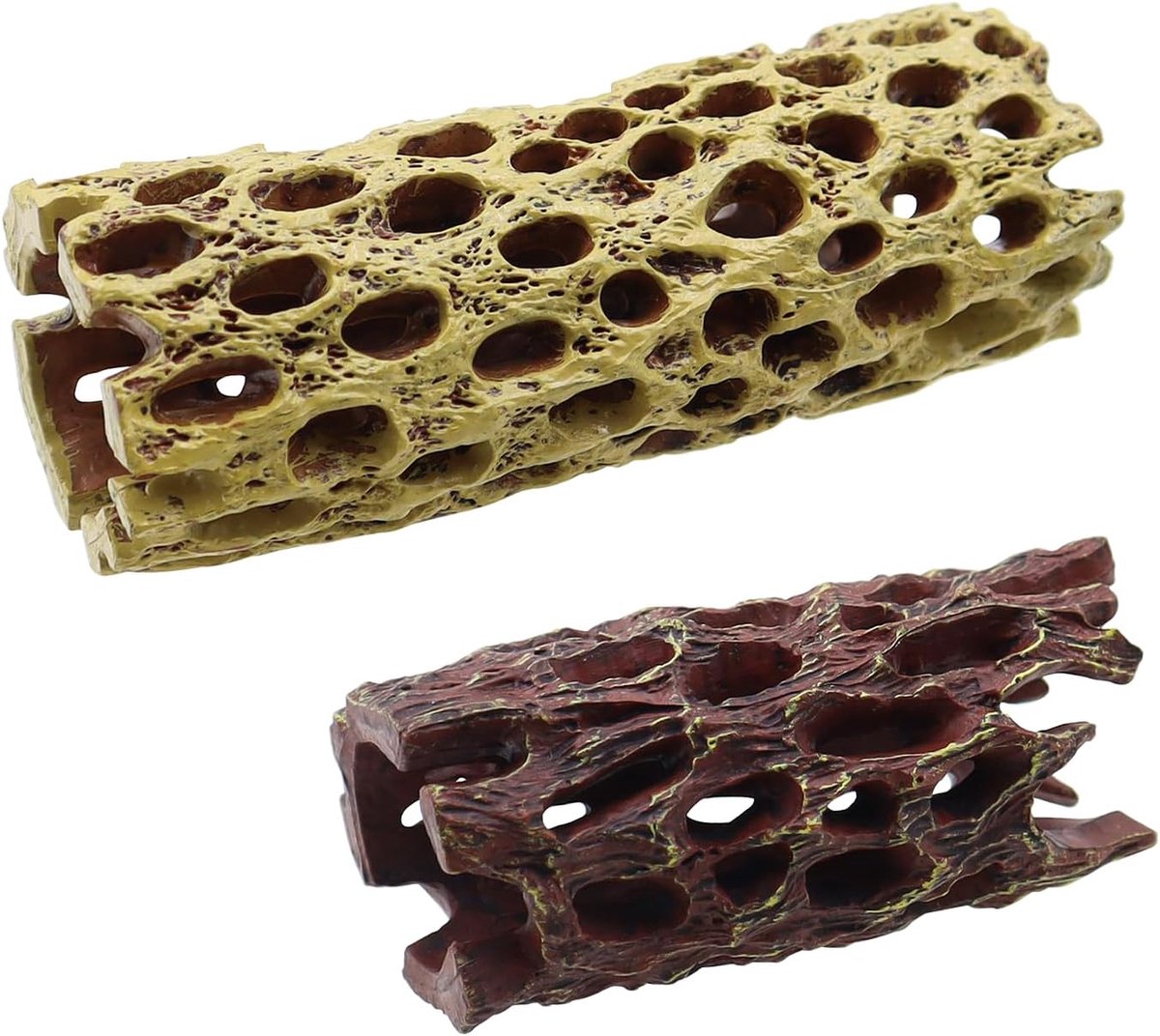 Schuilplaats voor garnalen - set van 2 - verschillende maten - ideale rustplek voor kleine aquariumbewoners - ShopVlot