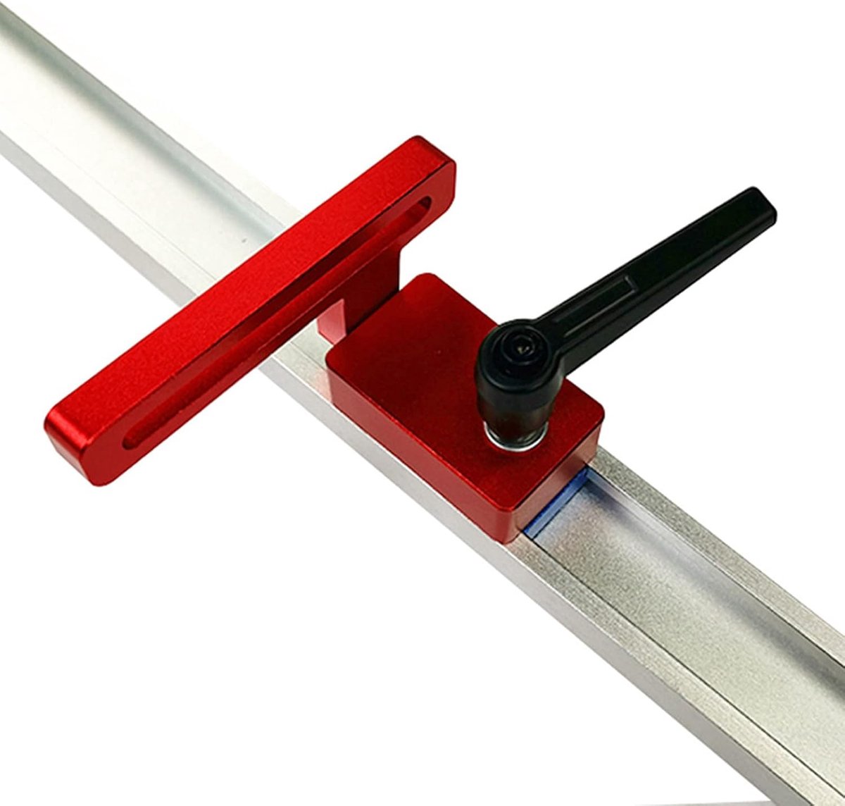30 Type Miter Track Stop Aluminium Chute Locator is Geschikt voor 30mm T-Slot T-Track Houtwerk DIY